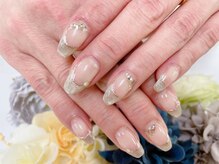 ディーネイル 天王寺(D-nail)/【小山】マグネットフレンチ！