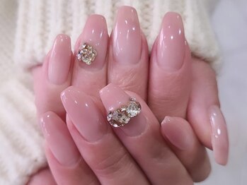ネイルマジック 仙台一番町店(NAIL MAJIC)/カラグラ×パーツネイル☆¥9900