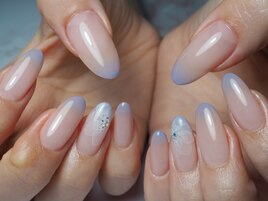 ネイリストとお揃い☆フラワー