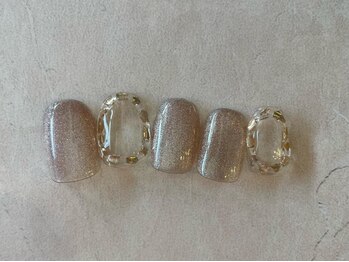 アイネイルズ 梅田店(I nails)/マグネットぷっくりデザイン