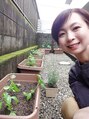 リベラ(LIBERA)&nbsp;サロンのお庭に10種の野菜とハーブの苗を植えました。楽しみ！