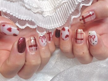 モカ 心斎橋(moca by Lee)/バレンタインネイル