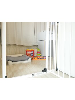 お子様同伴OKのサロン