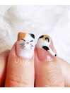猫ネイル