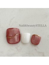 ネイルアンドビューティー ステラ(Nail&beauty STELLA)/Jr.クーポン対応定額デザインB