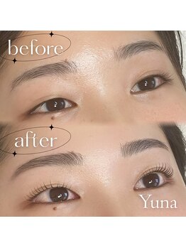 アンドミラ(&mira)/眉×まつ毛同時施術♪