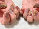 秋先取りネイル