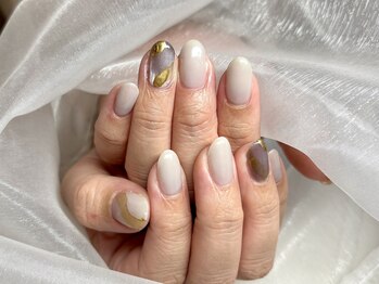 ラーシューシュ(la-chou-chou)/シンプルネイルコース ¥6500