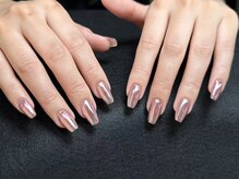 アモールビューティー 新宿店(Amor Beauty)/定額シンプル　ミラーネイルキラ