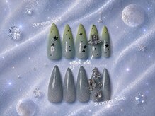 ニナネイル 中野駅前店(nyna nail)/星降る夜★