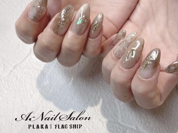 エーネイルサロン プラーカ本店(A-Nail Salon)/キラキラニュアンス