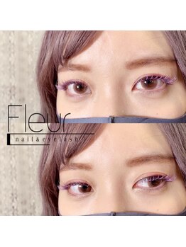 ネイル アンド アイラッシュ フルール 新宿店/パステルパープル