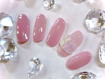 ボガスティーズネイル 鶴見店/SNSで話題のAuroraフリルネイル