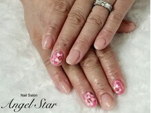 エンジェルスター(Angel Star)/大人上品定額Bお花ネイル♪