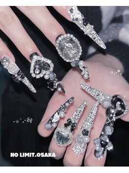 ノーリミットオオサカ 心斎橋(NOLIMIT.OSAKA)/フィルイン/長さだしネイル
