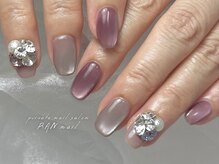 RANnail/マグネット×ビジューネイル