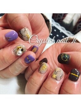 クリスタルネイル ゆめタウン博多店(CRYSTAL NAIL)/大理石ネイル