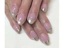 ダンスネイル(dance nail)/メタリックフレンチ☆