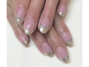 ダンスネイル(dance nail)/メタリックフレンチ☆