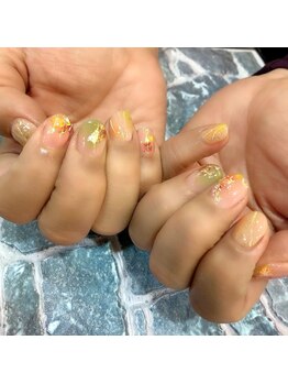 グラマラス アンジェアイ 荻窪店(glamourous ange eye)/秋ネイル