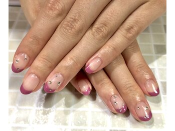 ココ ネイル(Coco Nail)/シンプルフレンチnail