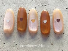 サロンストロベリームーン(Salon Strawberry Moon)/マグネットネイル　８９８０円