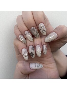 リノ(lino)/落書きネイル