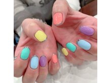 ハーティーネイル 自由が丘南口店(heartynail)/パステルカラーネイル
