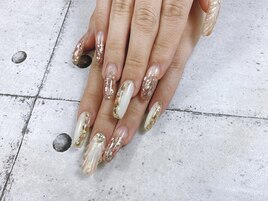ロングマーメイドネイル