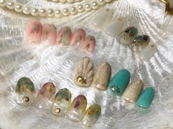 エヌ ネイルビューティ(N nail beauty)の写真/《定額デザイン￥6600～》シンプル～トレンドのデザインも◎お気に入りがきっと見つかる☆カラーも変更OK♪