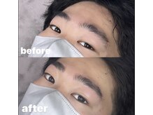 ボス ブロウ 天白店(BOSS BROW)/【メンズ眉毛】before after