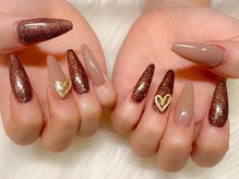 ルアナ(Luana.)/秋色ハートネイル