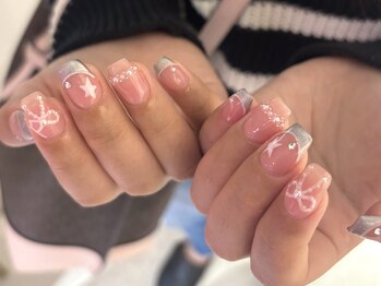 エイト 渋谷本店(eight)/リボンネイル