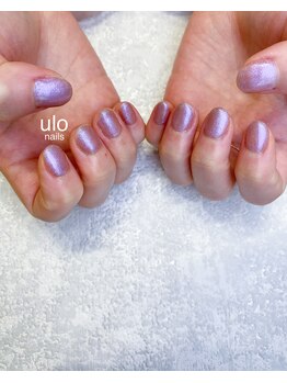 ウロネイルズ(ulo nails)/オーロラキラキラワンカラー