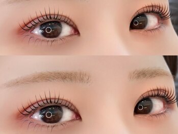 イヴ(Eve.y)の写真/【当店人気No.1★】まつげパーマ・パリジェンヌとアイブロウWAXのセットで一気に垢抜け!是非お試し下さい。