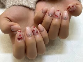 さくらんぼネイル