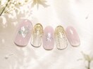 ぷっくりフラワーネイル