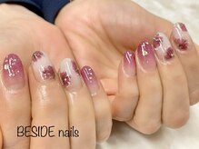 ビサイドネイルアート(BESIDE NAIL Art)/フラワーネイル