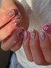 【上品・綺麗め】holo design nails -ホロデザインネイル-