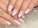 ホワイトラメ/冬ネイル/Xmas