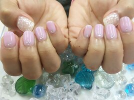 シェルを散りばめて☆ラベンダー