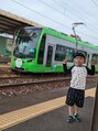 美骨鍼灸整骨院 子供と電車に乗ることも多いです♪