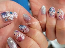 ネイルフロンティア 吉祥寺(NAIL FRONTIER)/ふみの♪手描きフラワー11980円