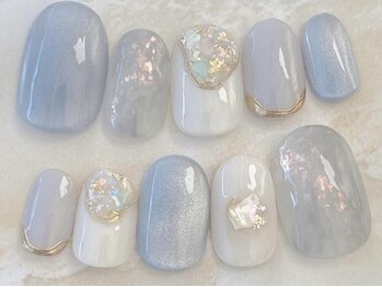 ネイルサロン Mの写真/≪定額メニュー有≫当店人気NO.1はSNSでもバズり中の【ニュアンスネイル】ご新規様,4週間以内再来でoff無料
