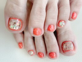 フットネイル　定額制¥7980