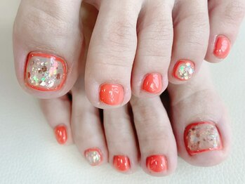 マハロネイル(Mahalo Nail)/フットネイル 定額制¥7980
