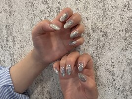 シャボン玉うるうるネイル