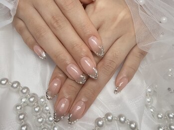 エミリオネイル(EMILIO NAIL)/ストーンフレンチ