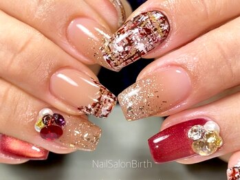 ネイルサロンバース(Nail Salon Birth)/ツイードネイル