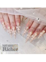 エスフィーネイルサロン リシェル(Esfy nailsalon Richer)/【長さだし】クロスネイル